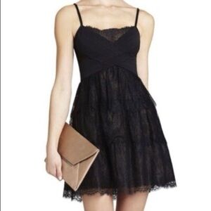 BCBG MaxAzria Black Lace Dress